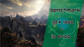 GTX 1060 6GB + i5 8400 - Middle Earth Shadow of War ‹ GamerPC › BR
