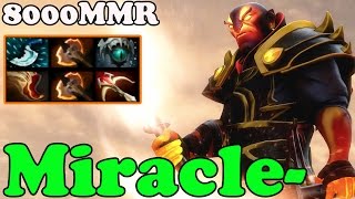 Dota 2 - Miracle- 8000 MMR Plays Ember Spirit vol 4 - Pub Match Gameplay