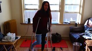First full leg cast stand-up fail