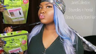 Janet Collection 1 pack solution 613 Bundles + Frontal - beauty supply store hair