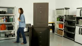 Keter's Rattan Style Utility Cabinet