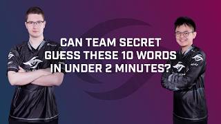 10 Words 2 Minutes with MidOne & Puppey from Team Secret