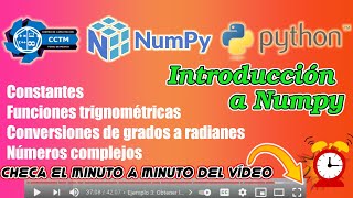 ???? ¿Qué es Numpy en Python? | Constantes, Trigonometría, Números complejos | Numpy | ¡Muy Básico!