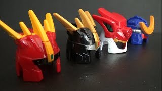 파워레인저 다이노포스 4대 로봇 장난감 변신 Power Rangers Dino Charge 4 Robot Toys Transformation
