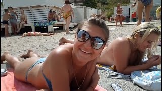 Подводный мир диких пляжей Одессы и интервью у девушек .