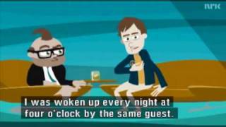Halvseint: Bakvendtland hotell (The Backwards Hotel)