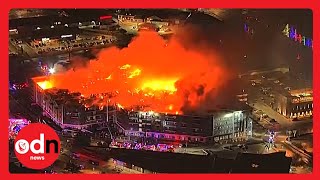 FIVE-ALARM Fire GUTS Oklahoma City Hotel Complex
