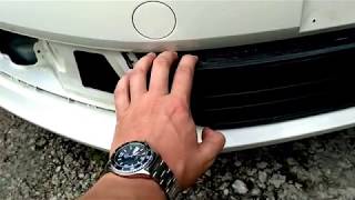 Установка сетки на решетку бампера VW Polo sedan