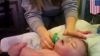 Кадры спасения маленькой девочки, выжившей после аварии в реке