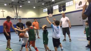 Isaiah's First Basketball Practice
