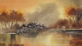 watercolour demo- aquarelle " the flight" l'envol