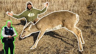 I TRAPPED a DEER at My FARM!!! (Game Warden Called)