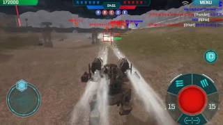 War robots. Rhino with taran + magnum knock out lancelot?
