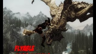 Skyrim Mods: Flyable Broom! - Mod Review #8