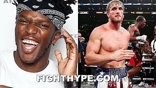 KSI IN TEARS LAUGHING AT LOGAN PAUL APPEALING LOSS; RIPS HIM FOR "FIGHTING DIRTY TO DROP ME"