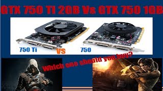 Nvidia Geforce GTX 750 Ti 2GB vs GTX 750 1GB - Does "Ti" make a difference?