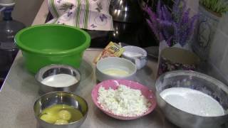 творожный кулич с изюмом