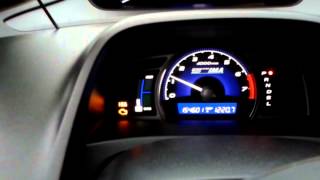 Работа Honda Civic Hybrid с прокачанной батареей ВВБ