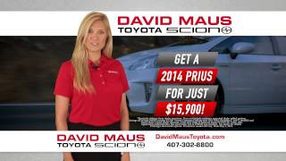 Enjoy Huge Savings on a New Prius at David Maus Toyota!