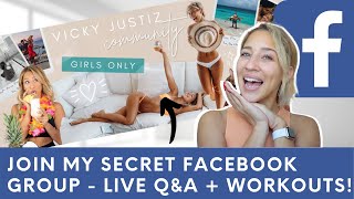 MY PRIVATE FACEBOOK GROUP - Join the girl gannggg!!!