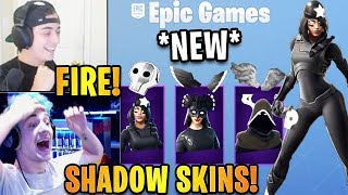 Streamers GET the *NEW* "SHADOW LEGENDS" Skins & Array Wrap! | Fortnite Highlights