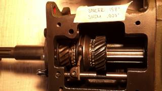 T-84 Transmission. Checking free movement of blocking rings. Video 4.