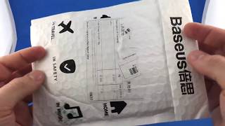 ✅ 1$ BASEUS USB-C cable from AliExpress.com unboxing haul euro app