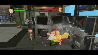 Family Guy Back to the Multiverse - Chicken Fight