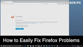 How to Simply Repair and Fix Firefox Problems and Restore Performance (Windows & MAC OS)