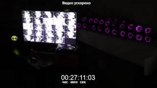 Тестирование инвертора Энергия ПН-1000Н 12В и АКБ Delta DTM 1240 в составе системы видеонаблюдения.