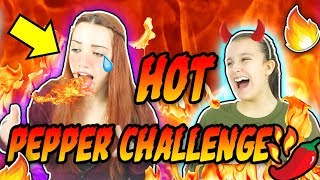 HOT PEPPER challenge con mia sorella!