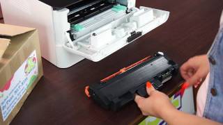 Drukarka Samsung  Xpress  M2875FD  - jak wymienić toner i bęben I DrTusz.pl