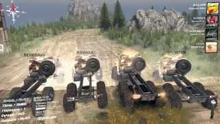 SpinTires - карта "Лафак" пройдено #1