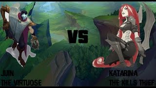 [League of Legends] Jhin outplay Katarina