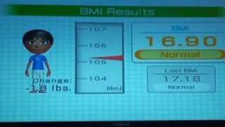 Wii Fit- Weight Stats