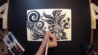 Как нарисовать  «Узоры» Timelapse video. How to draw " patterns " Timelapse video.