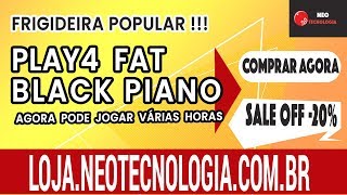 Kit destrava cooler Play4 FAT Black Piano, Flat Cable edition - Tao fino que passa em qualquer lugar