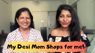 OMG!! Mom Shopped for me after 15 YEARS!!! Desi Maharashtrian Mom & daughter | Marathi video
