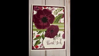 Stampin' Up! LIVE Facebook "Peaceful Poppies Suite"