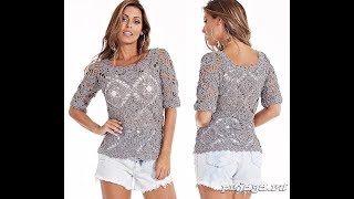 Летние Кофточки, Связанные Крючком  - 2019 / Summer Crocheted Knitwear / Sommer haken Strickwaren
