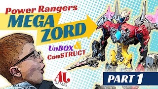 Power Ranger Mega Zord Unboxing & Review- AJ Games