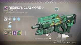 DESTINY 2 COMPETITIVE -  Final Games Before Claiming Redrixs Claymore!