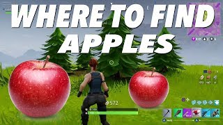 Where to find APPLES! (FORTNITE)