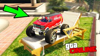 КАК СПРЯТАТЬ САМУЮ МАЛЕНЬКУЮ МАШИНУ В ИГРЕ!? СПРЯТАЛИ RC BANDITO НА ЛЕЖАКЕ! - ПРЯЧЬ & ИЩИ GTA ONLINE