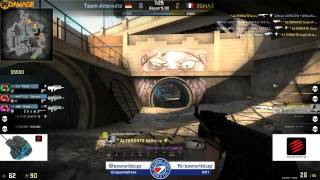 ALTERNATE vs. 3DMAX! | Gruppe B, ESWC 2014 Female | (de_overpass)