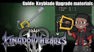 Kingdom Hearts 3 | Where to find Keyblade Upgrade materials