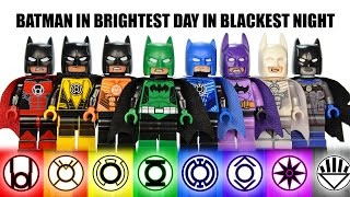 LEGO Batman MOC All Lantern Corps Suits In Brightest Day In Blackest Night Green Lantern Minifigures