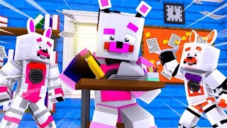 Funtime Freddy's School Finals Test! Minecraft FNAF Roleplay
