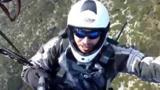 parapente with follow cam in Hellas