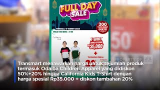 Besok! Beli Baju Lebaran Anak Mulai Dari Rp 35.000 + Diskon 20% di Transmart